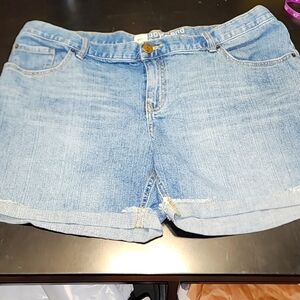 Mossimo boyfriend jean shorts Sz 16